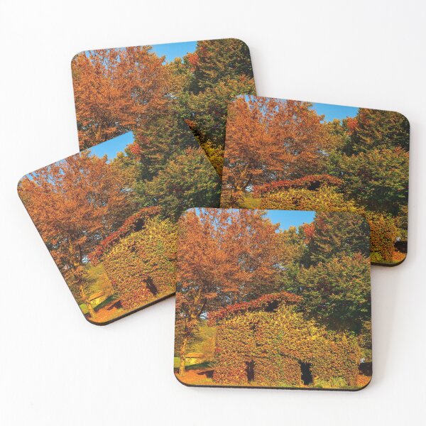 Item preview, Trees and House on the Field with Mountain View in Autumn designed and sold by Mats Silvan.