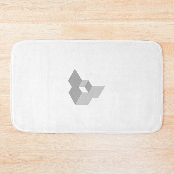 Item preview, White 3D Isometric Cubes designed and sold by infinitewave.