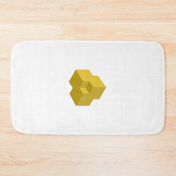 Item preview, Yellow 3D Isometric Cubes designed and sold by infinitewave.