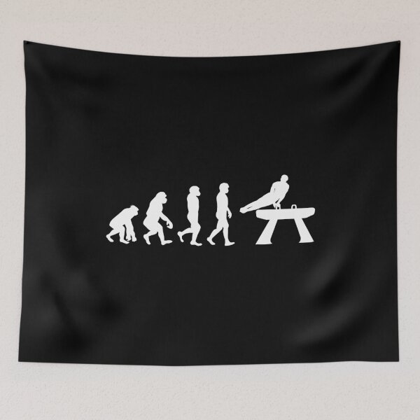 Item preview, Artistic Gymnastics Pommel Horse Gymnast Evolution designed and sold by TastefulTees.