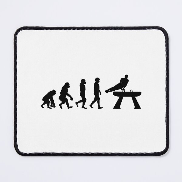 Item preview, Artistic Gymnastics Pommel Horse Gymnast Evolution designed and sold by TastefulTees.