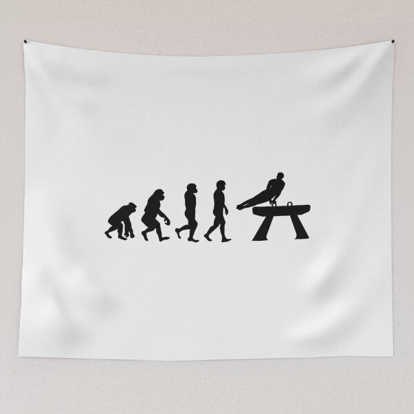 Item preview, Artistic Gymnastics Pommel Horse Gymnast Evolution designed and sold by TastefulTees.