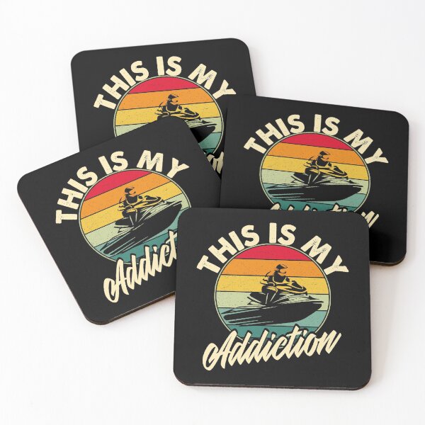 Item preview, Vintage Jet skiing Is my Addiction And Makes Me wet |Jet skiing Sports water designed and sold by YAHIA-14.
