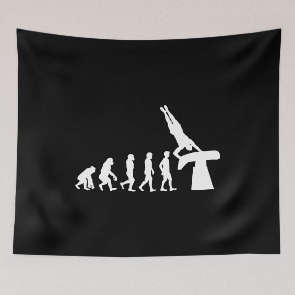 Item preview, Artistic Gymnastics Vault Gymnast Evolution designed and sold by TastefulTees.