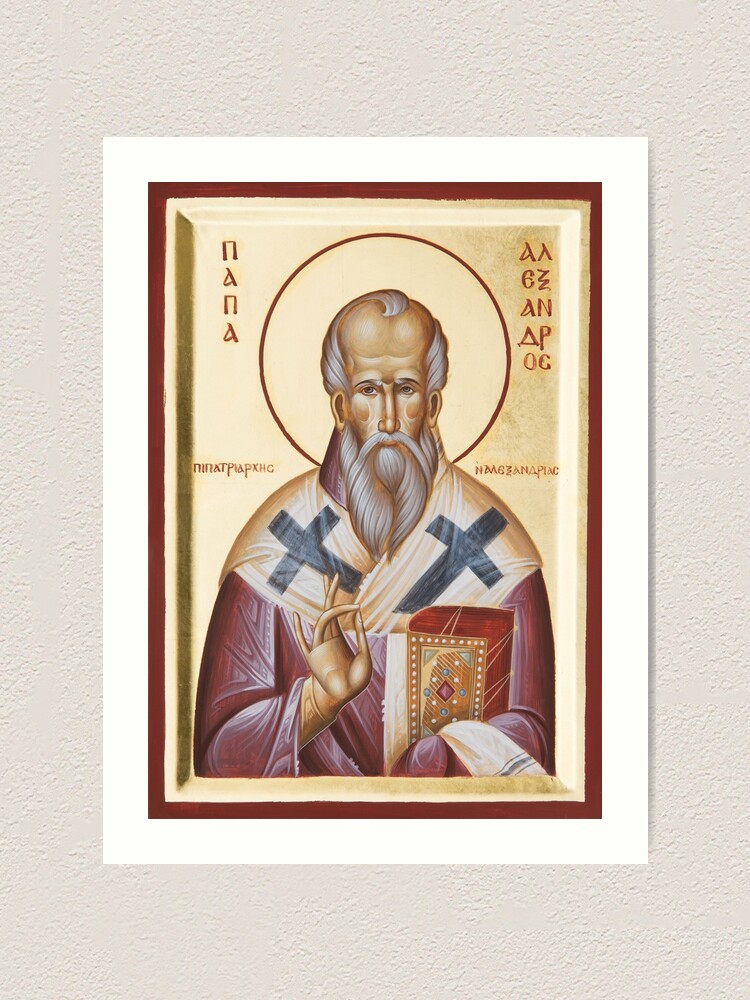 Alternate view of St Alexander of Alexandria Art Print