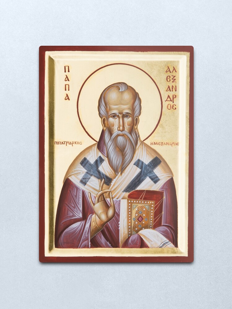 Alternate view of St Alexander of Alexandria Metal Print