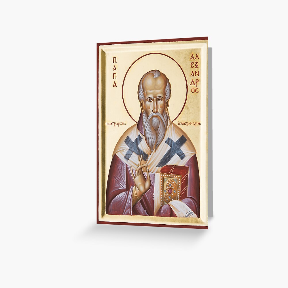 St Alexander of Alexandria Greeting Card