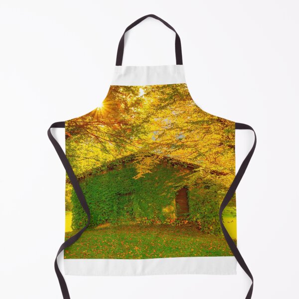 Item preview, Tree and House on the Field with Sunlight in Autumn designed and sold by Mats Silvan.