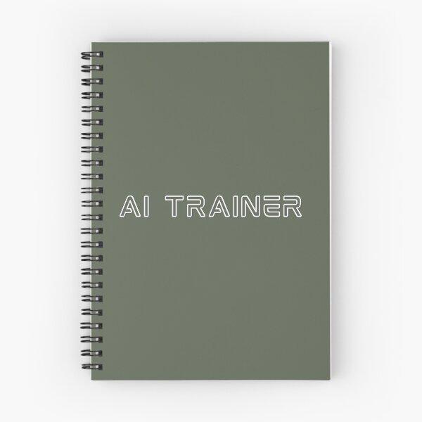 Item preview, AI Trainer - White Outline designed and sold by simpleones.
