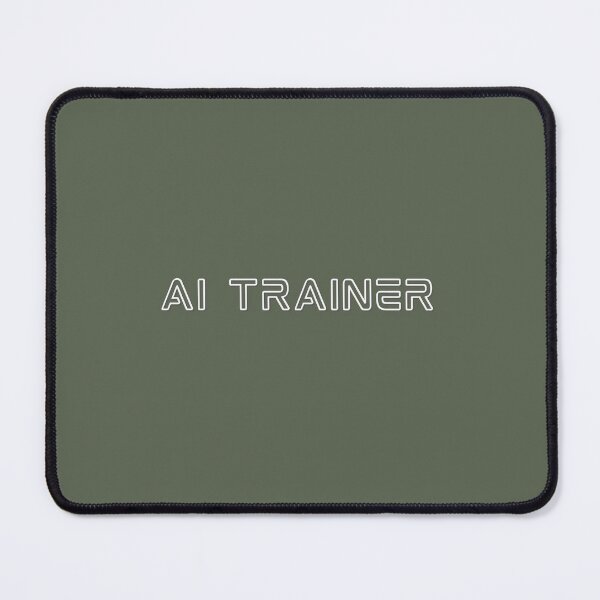 Item preview, AI Trainer - White Outline designed and sold by simpleones.