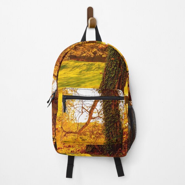 Item preview, Tree and Patio on the Field with Mountain View in Autumn designed and sold by Mats Silvan.