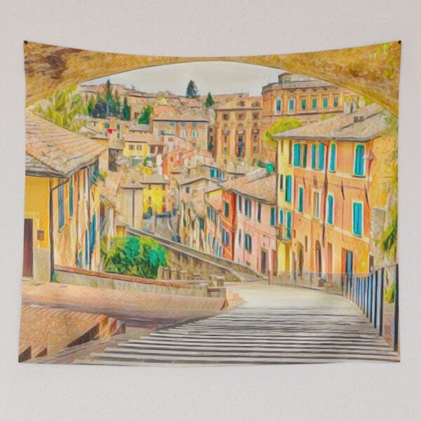 Item preview, Perugia Streets designed and sold by Sofia-Draws.