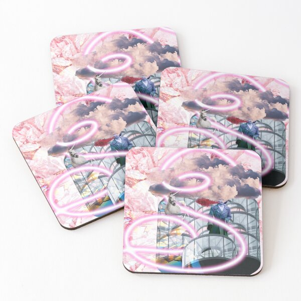 Item preview, ami aesthetic - surreal trippy pink digital collage designed and sold by WitchInTheWack.
