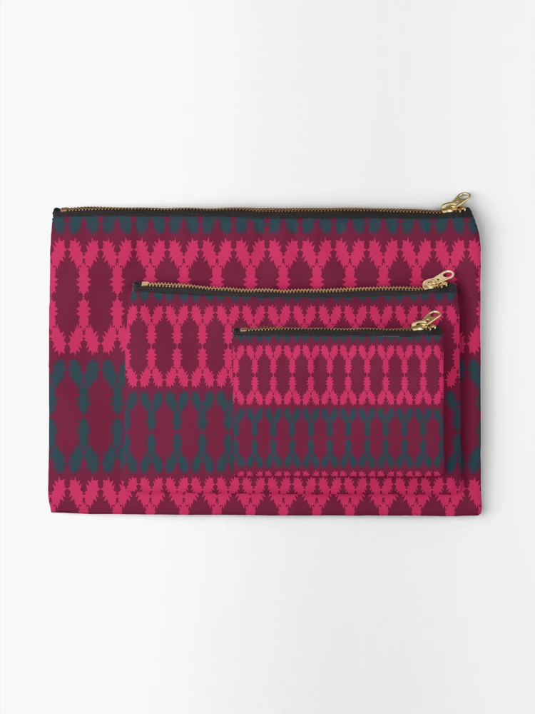 Thumbnail 2 of 4, Zipper Pouch, Abstract Geometric Patterns Shape 1 designed and sold by ClassyPatterns.