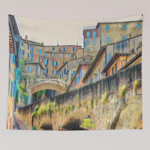 Item preview, Perugia Vintage Travel designed and sold by Sofia-Draws.