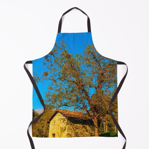 Item preview, Tree and House on the Field with Mountain View in Autumn designed and sold by Mats Silvan.