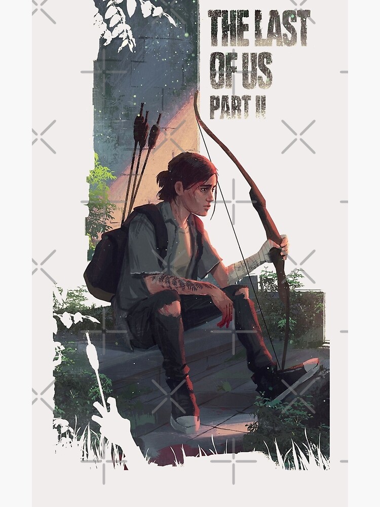 The Last of Us II Ellie Holding Gun  Greeting Card for Sale by  DolphinArts66