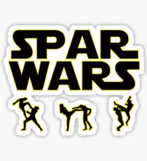 SPAR WARS TAEKWONDO MMA KARATE Sticker