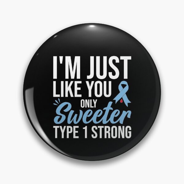 Item preview, Type 1 Kids Shirt I'm Just Like You Only Sweeter Shirt, Type 1 Strong Shirt, Juvenile Diabetic, T1D Youth Shirt, Diabetes Awareness Shirt designed and sold by aymob.