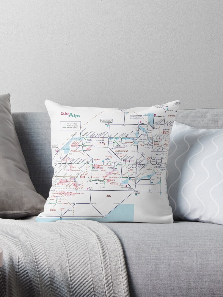 Item preview, Throw Pillow designed and sold by 2theAlps.