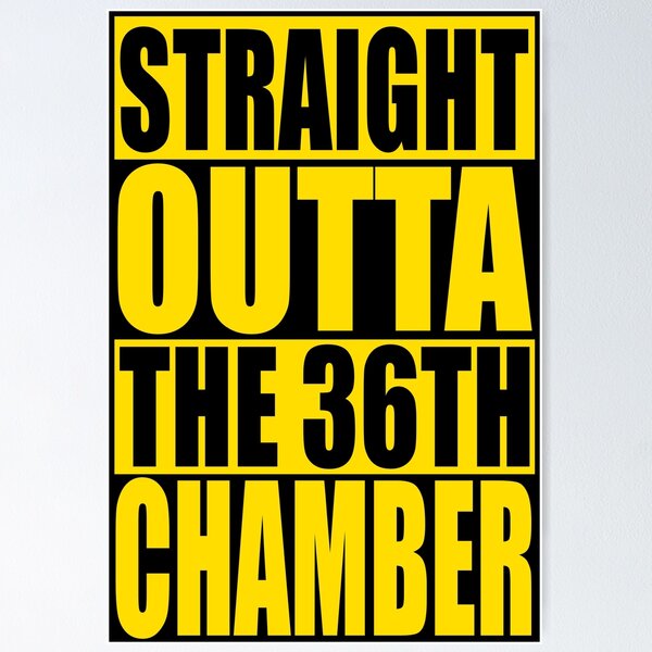 Item preview, Straight Outta The 36th Chamber of Shaolin designed and sold by blindninja.