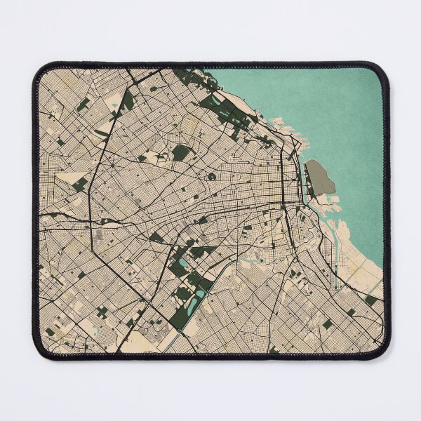 Item preview, Buenos Aires City Map of Argentina - Vintage designed and sold by deMAP.