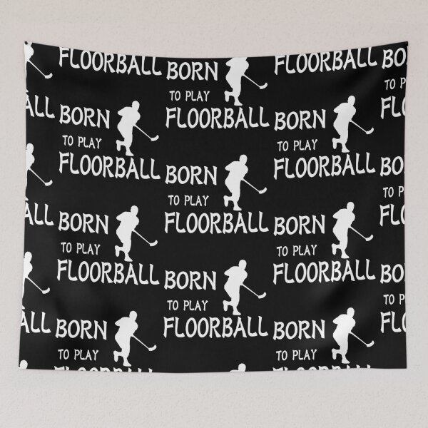 Item preview, Born to play floorball Keep Calm and play floorball Art Design Happy Apparel Essential Inspiration Joy Mood Funny designed and sold by DesignByHeartUK.