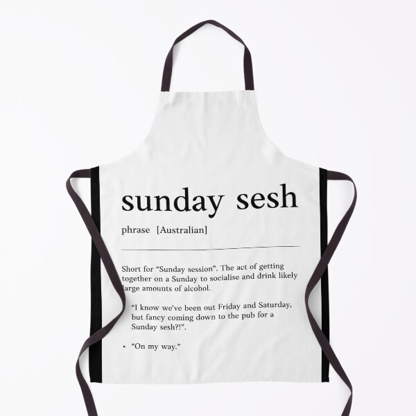 Item preview, Sunday Sesh |  Funny Australian slang, phrase and humor definition designed and sold by Magic Mango.