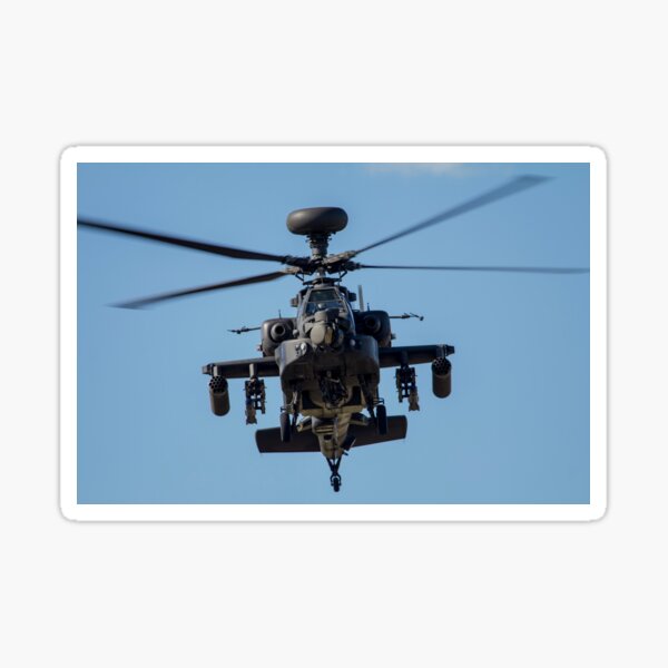 Vista previa del artículo con la obra «Apache AH-64 RIAT 2015», diseñado y vendido por Kevin Tappenden.