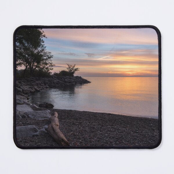 Item preview, Colorful Contemplation - Awaiting Sunrise on the Shore of Lake Ontario in Toronto designed and sold by Georgia Mizuleva.