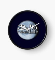 Buffy logo Clock