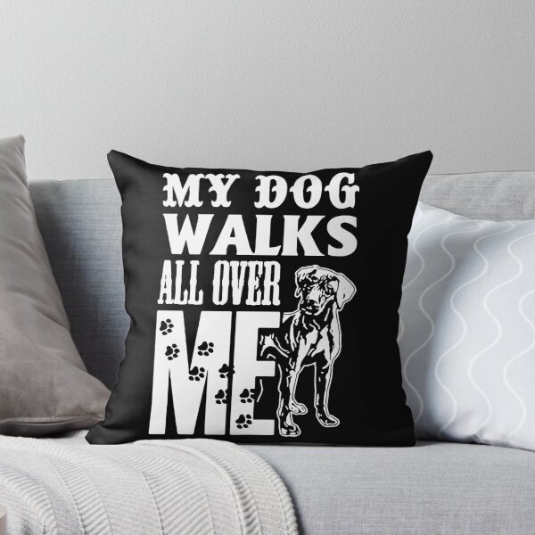 Item preview, My Dog Walks all over me Dog Walker Evolution of Dichon Frise Essential Love Pet Love Dog Gift Premium Apparel Funny Holiday Xmas designed and sold by DesignByHeartUK.