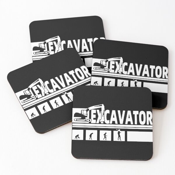 Item preview, Evolution of Excavator Love Lifting Excavator Craze Gift Premium Apparel Funny Holiday Xmas designed and sold by DesignByHeartUK.