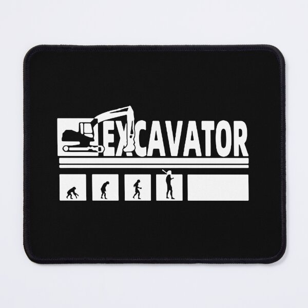 Item preview, Evolution of Excavator Love Lifting Excavator Craze Gift Premium Apparel Funny Holiday Xmas designed and sold by DesignByHeartUK.