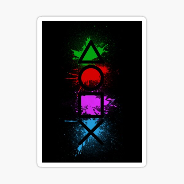 Vista previa del artículo con la obra «Salpicadura de los botones del controlador», diseñado y vendido por My Digital Mind.