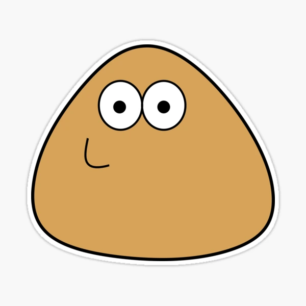 emo pou Sticker for Sale by Inverno85