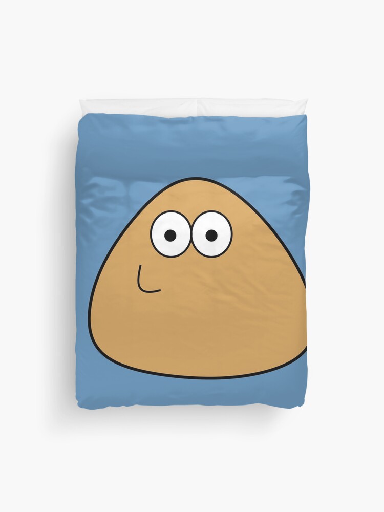 Pou smiling Throw Pillow by BuonArt