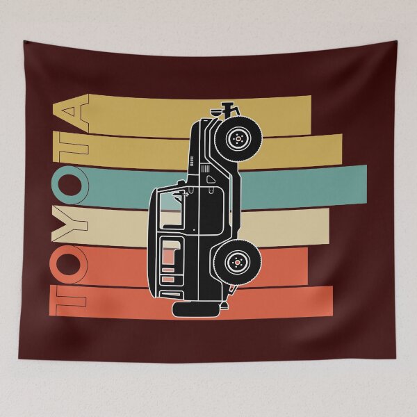 Item preview, FJ40 Land Cruiser Retro Silhouette designed and sold by Groenendijk.