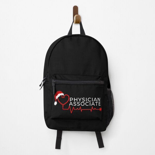 Item preview, Physician Associate with stethoscope santa hat (white text)- Christmas PA - Physician Associate Christmas Holiday designed and sold by CaitU.
