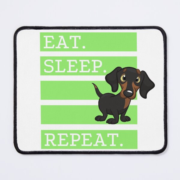 Item preview, Eat. Sleep. Dachshund. Repeat designed and sold by WonkeyCreations.