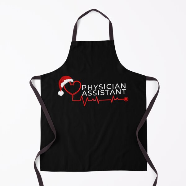Item preview, Physician Assistant with stethoscope santa hat (white text)- PA Christmas - PA Christmas Holiday designed and sold by CaitU.