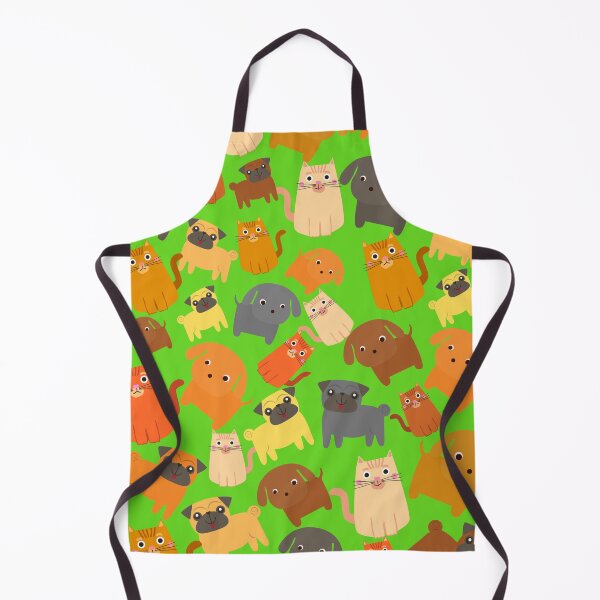 Item preview, Kittens and puppies, cats and dogs, seamless watercolours, abstract designed and sold by KraftsbyDesign.
