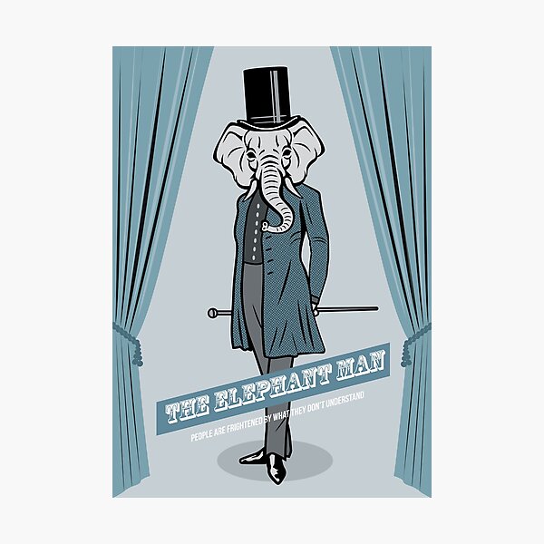 The Elephant Man - Alternative Movie Poster Photographic Print
