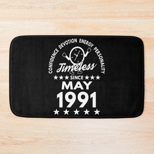 Item preview, May Birthday Timeless Person -1991 - White Text designed and sold by MoonsmileProd.