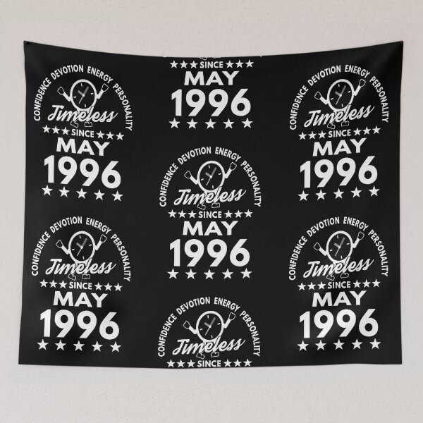 Item preview, May Birthday Timeless Person -1996 - White Text designed and sold by MoonsmileProd.
