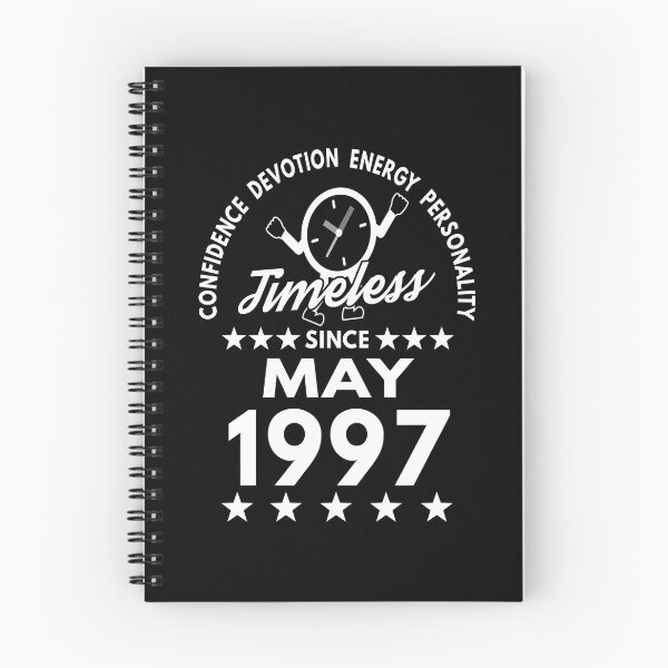 Item preview, May Birthday Timeless Person -1997 - White Text designed and sold by MoonsmileProd.