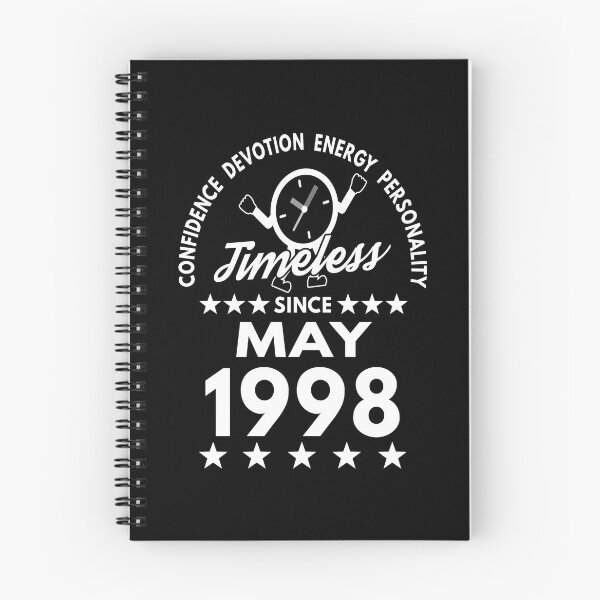 Item preview, May Birthday Timeless Person -1998 - White Text designed and sold by MoonsmileProd.