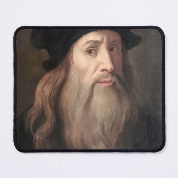 Artikelvorschau, Lucianisches Porträt von Leonardo Da Vinci - Selbstporträt entworfen und verkauft von billduncan.