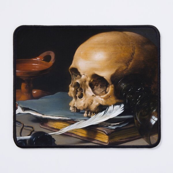 Item preview, Pieter Claesz Still Life with a Skull and Writing Quill designed and sold by billduncan.
