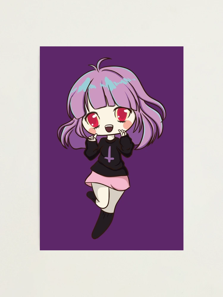 Kawaii anime girl Sticker for Sale by Wicmarts